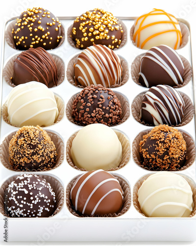 Chocolate assortment in box