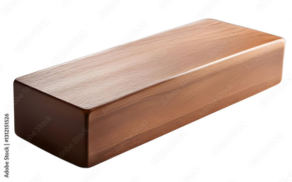 A rectangular sanding block with an ergonomic grip, isolated on a empty plain background A rectangular sanding block with an ergonomic grip, isolated on a empty plain background