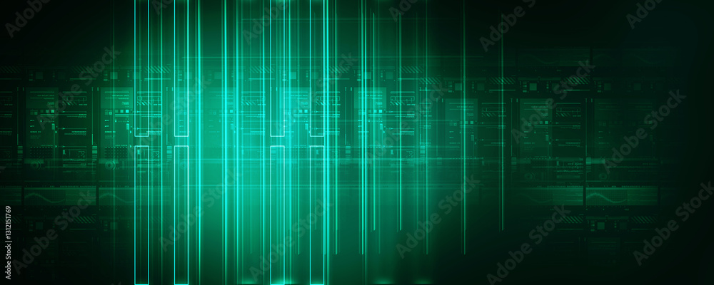 2d illustration Abstract futuristic electronic circuit technology background 2d illustration Abstract futuristic electronic circuit technology background