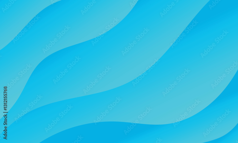 Fototapeta premium Blue background with dynamic curve line elegant graphic design element decoration