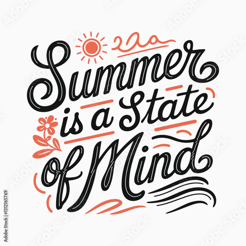Summer day editable text style effect. Vector text effect, with summer season event.
