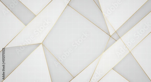 Luxury lines and gold lines on white abstract banner background. Space for copying text. Luxury background, banner design style.