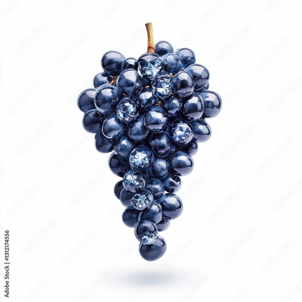 Grapes Evolve into a Dazzling Crystal Chandelier Grapes Evolve into a Dazzling Crystal Chandelier