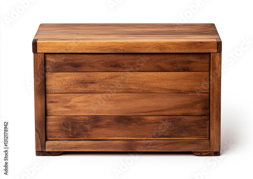 Elegant wooden storage box for home organization and aesthetic appeal.