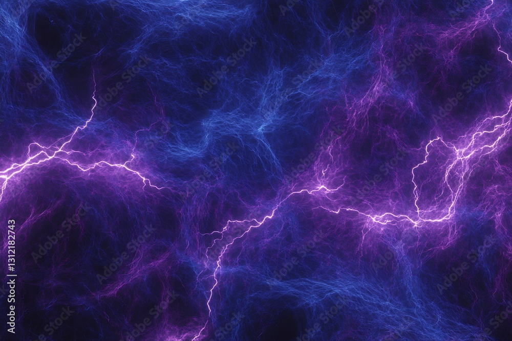 Abstract Lightning Storm Visual Abstract Lightning Storm Visual