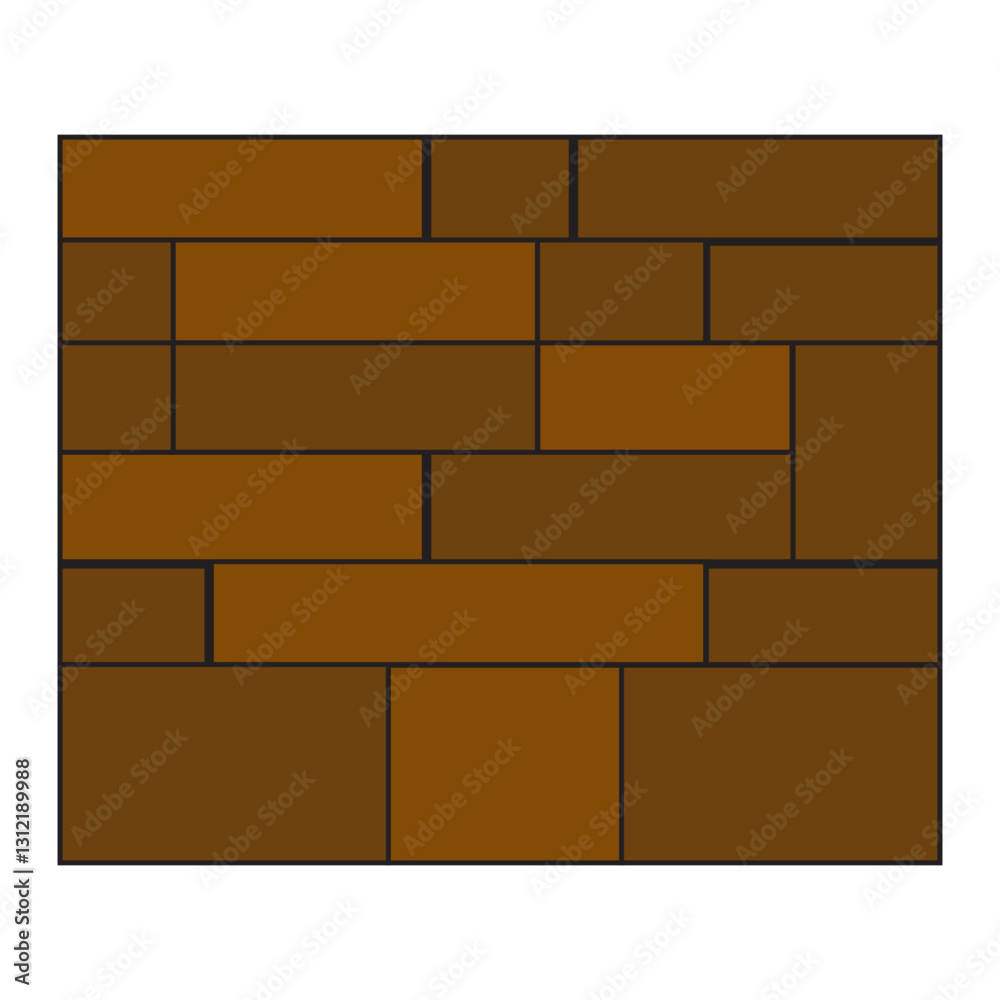 Obraz premium Brick Wall Illustration