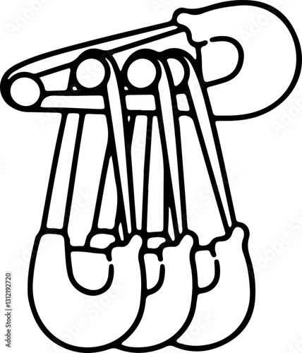 brooch doodle sewing