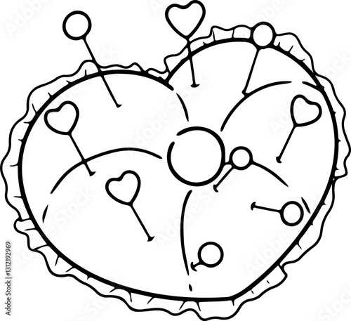 sewing equipment doodle sewing