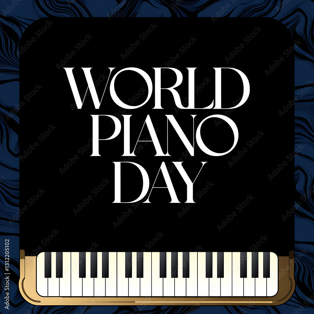 Fototapeta premium world piano day