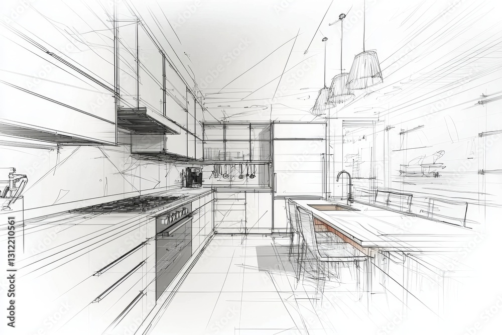 A conceptual space highlighted by a blank white backdrop. A conceptual space highlighted by a blank white backdrop.