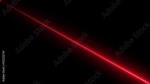 Abstract glowing neon lights blinking lines moving animation Straight neon line animation glowing Horizontal neon line animation moving from up to dwon on black screen.