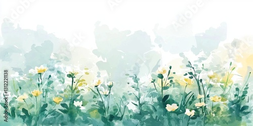 Eco-friendly nature design featuring lush green hues.