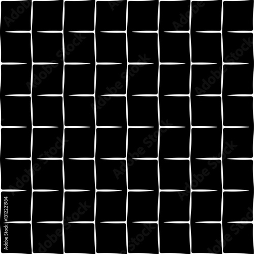 Black and white seamless pattern with abstract shapes. Repeat pattern for fashion, textile design,  on wall paper, wrapping paper, fabrics and home decor.