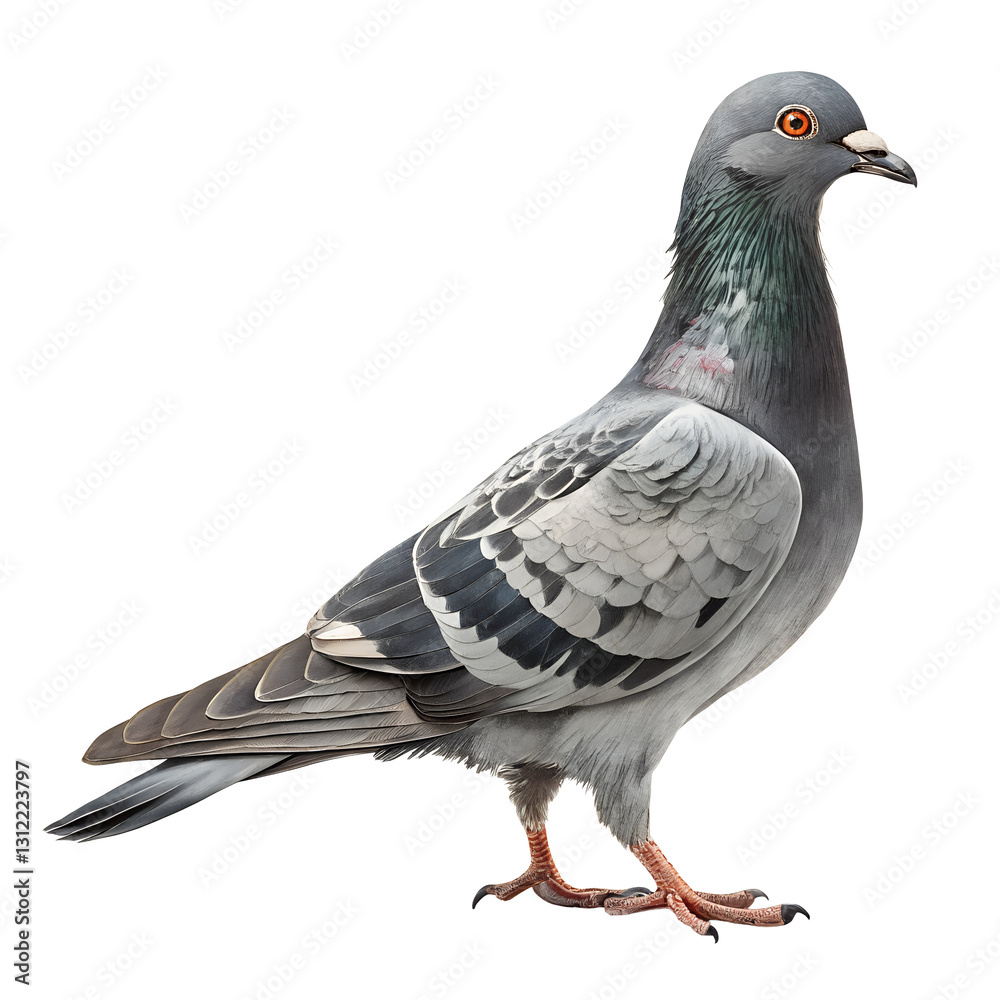 Fototapeta premium pigeon isolated on white transparent background png