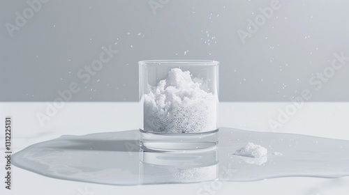 Oral rehydration salt product shoot, on an isolated white background, object focused, png, stock image, hd quality, natural look, blog post