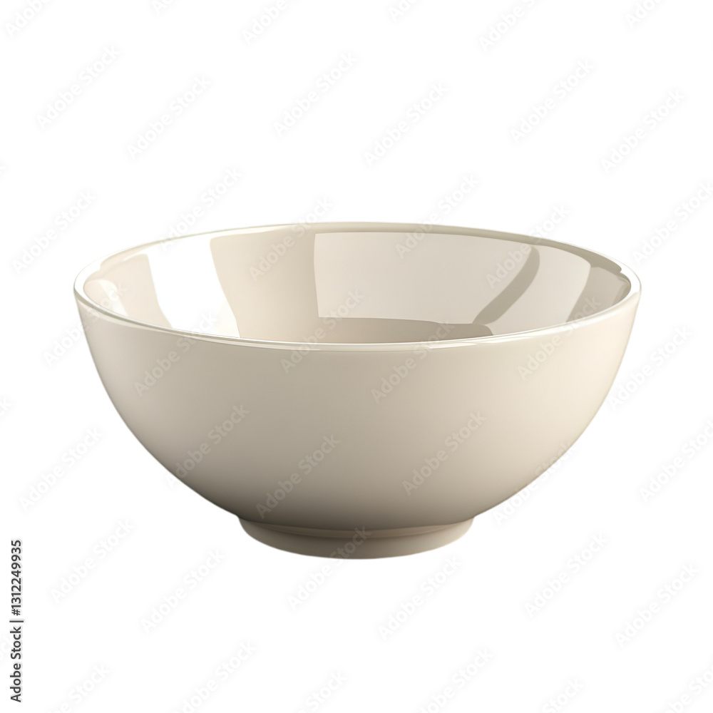 Empty off-white ceramic bowl simple design kitchenware tableware Empty off-white ceramic bowl simple design kitchenware tableware