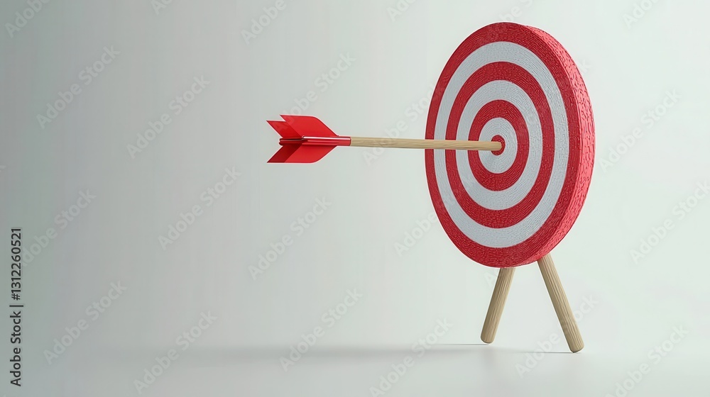 Achieving success through precision visualizing achievement in minimalist environment