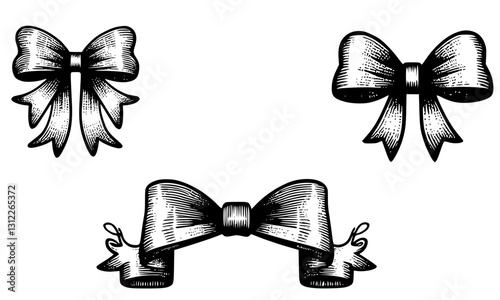 set of bow ties