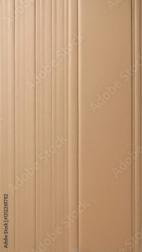 Obraz na płótnie Eco friendly corrugated cardboard material for recycling and packaging solutions, textured background w salonie