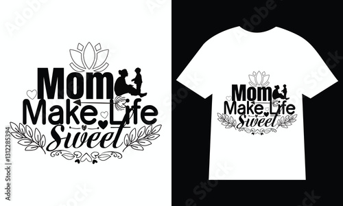 Mothers day t-shirt. typography creative custom Women's Day t shirt design.t shirt design template