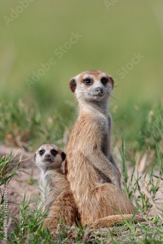 suricate et petit