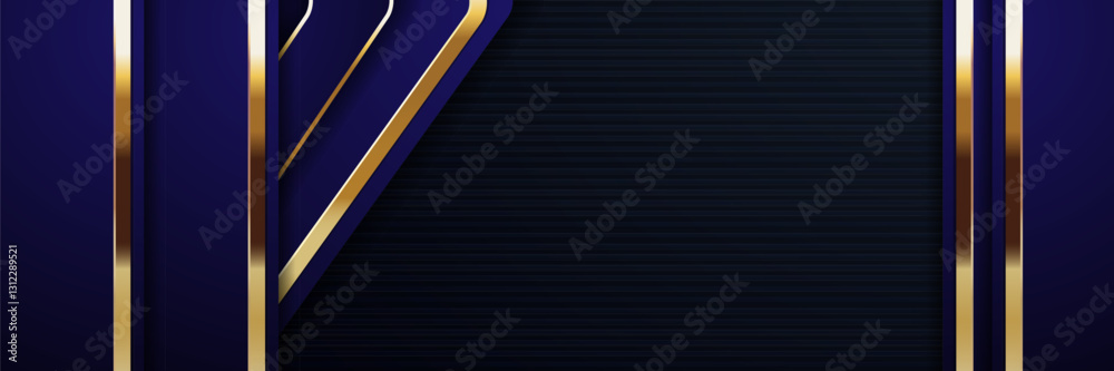 Abstract gold blue stripes backdrop design Abstract gold blue stripes backdrop design