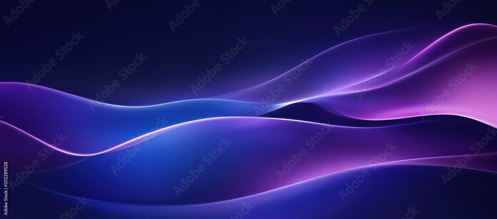 Abstract blue and purple background with curved lines Abstract blue and purple background with curved lines
