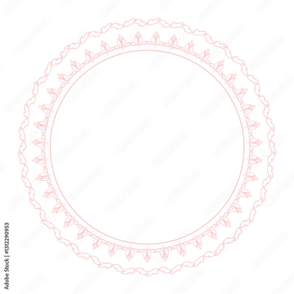 Floral circular shape pattern frame. decoration, wallpaper, background, poster, flyer, invitation card, tile. round border. Floral circular shape pattern frame. decoration, wallpaper, background, poster, flyer, invitation card, tile. round border.