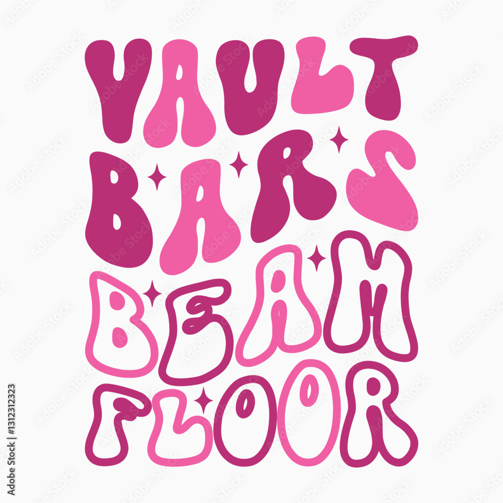Vault Bars Beam Floor Retro SVG PNG Sublimation t shirt design Vault Bars Beam Floor Retro SVG PNG Sublimation t shirt design