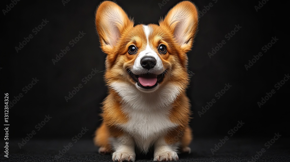 a playful welsh corgi sitting calmly on a grassy lawn looking alert and curious a playful welsh corgi sitting calmly on a grassy lawn looking alert and curious