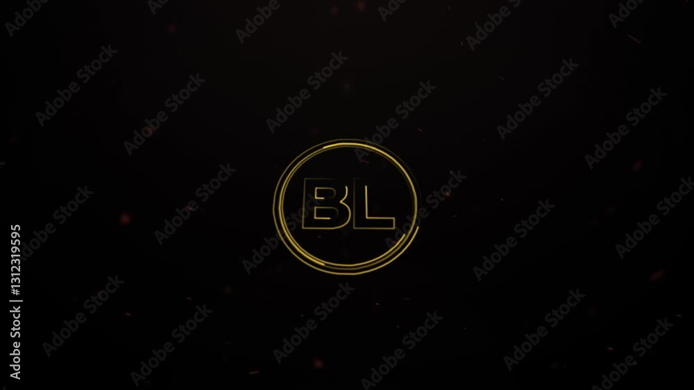 Classic Style Luxury BL Logo, BL Logo Animation