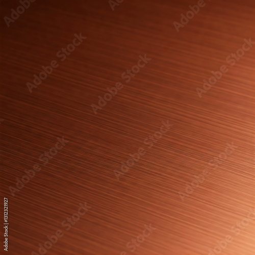 Close-up of a brushed copper or bronze metal surface.