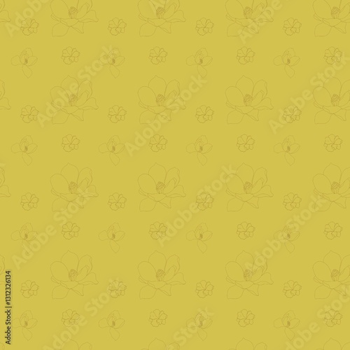 Obraz na płótnie Seamless flowers art on pattern for background and backdrop. w salonie