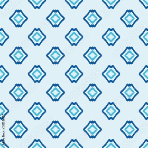 Obraz na płótnie Ikat ethnic traditional seamless pattern on background. w salonie
