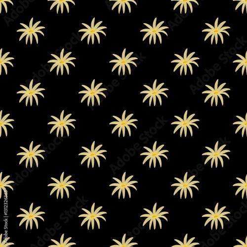 Obraz na płótnie Seamless flowers art on pattern for background and backdrop. w salonie