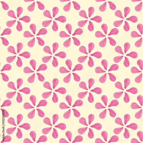 Obraz na płótnie Seamless flowers art on pattern for background and backdrop. w salonie