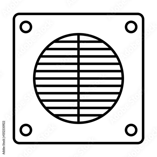 air cooler line icon