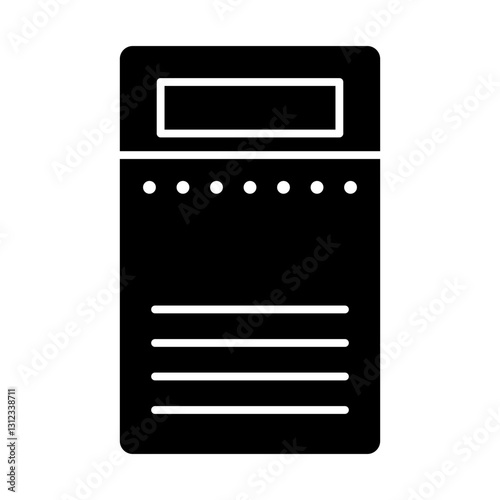 cooler glyph icon