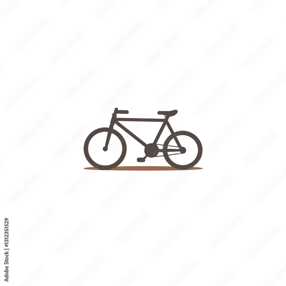 Bicycle vector icon, minimalistic black, eco-friendly transport Bicycle vector icon, minimalistic black, eco-friendly transport