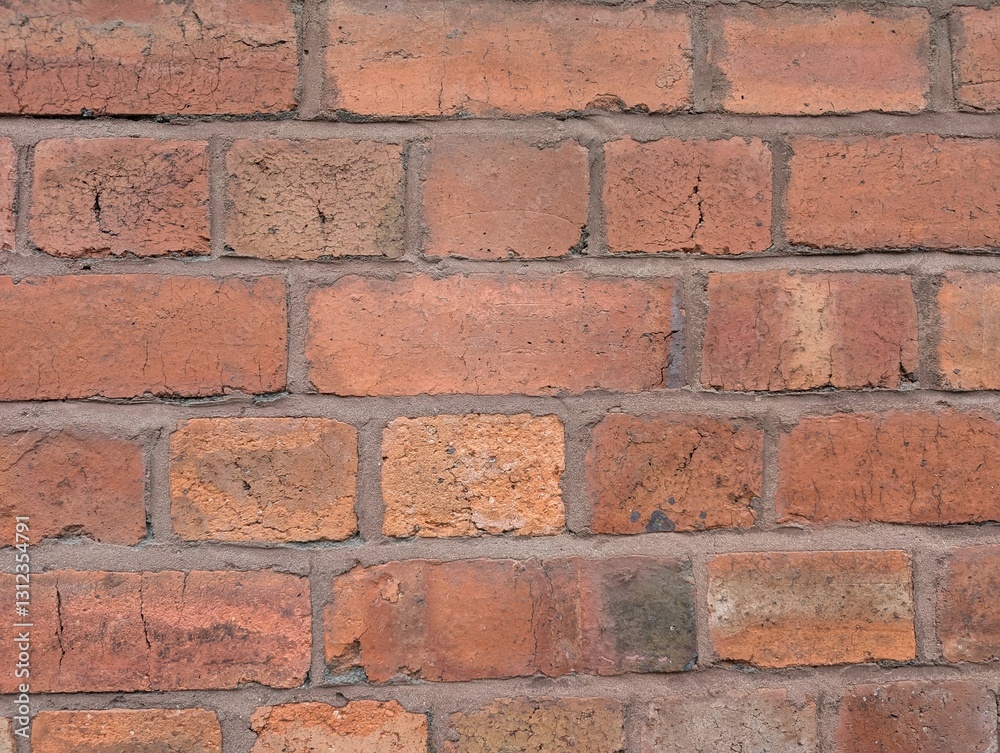 A red brick wall A red brick wall