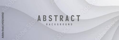 Abstract grey wave background, digital art, website design