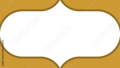 Islamic Borders - Flat Design - Editable Vector : Suitable for Islamic Theme and Other Graphic Related Assets.