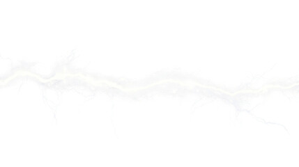 Realistic lightning strike effect on transparent background
