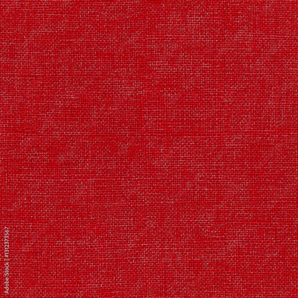 Vibrant red textile with detailed weave texture Vibrant red textile with detailed weave texture