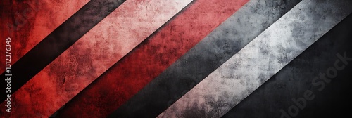Deep and rich texture of dark and light red and gray in a dynamic diagonal pattern for artistic expression : Generative AI