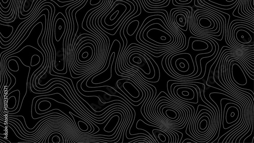 Topographic map contour background. Contour map vector. Map line of topography. Vector topographic map background. Business concept. Abstract vector illustration