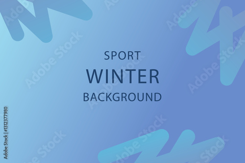 Sport abstract colored background . Winter games 2026. Vector 