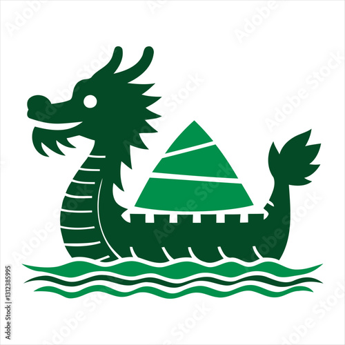 Cute fantasy pirate ship with cartoon animals and nature elements vector illustration of a cartoon boat