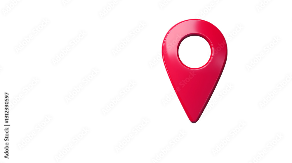 3D red location pin icon with a sleek design, isolated on a transparent background. High-resolution vector illustration with sharp details, perfect for maps and navigation graphics. 3D red location pin icon with a sleek design, isolated on a transparent background. High-resolution vector illustration with sharp details, perfect for maps and navigation graphics.