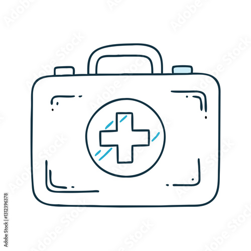 First aid kit icon representing emergency care and medical supplies